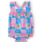 Flock Star Ruffle Cross Back Romper