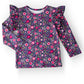 Flower Farm L/S Ruffle Tee