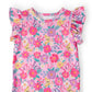 Fluttering Garden S/S Ruffle Tee