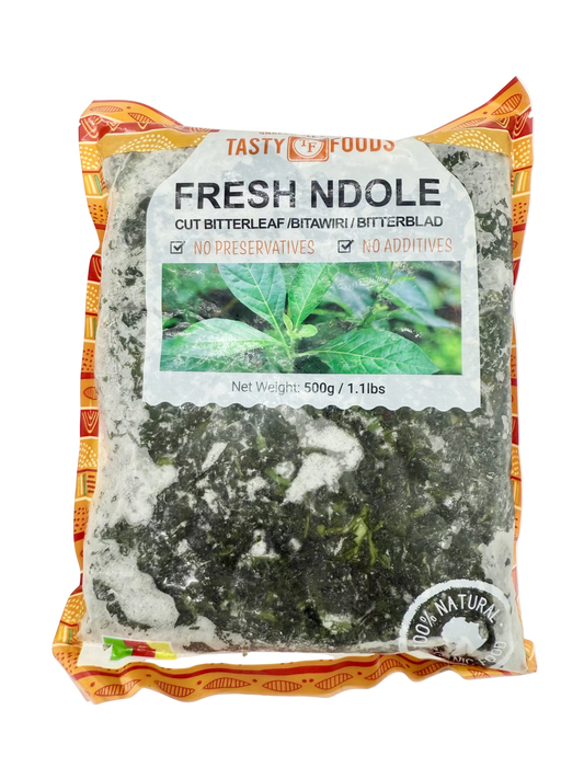 Cut bitter leaf (Fresh Ndole)