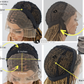 Cornrow Braid Wig - 13x6 Deep Frontal - Bonnie