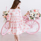 SALE Fun & Flowers 3/4 Sleeve Pocket Twirl Dress