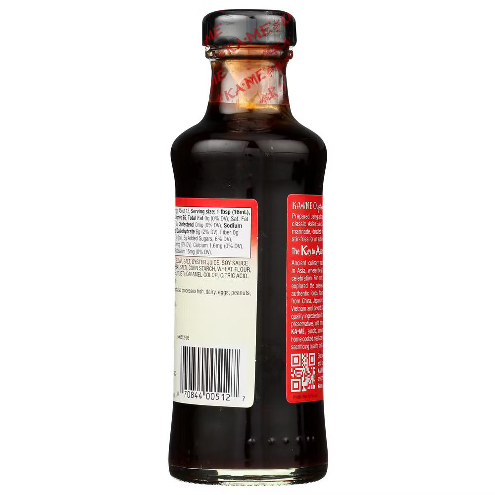 Ka'me Premium Oyster Sauce - Authentic Asian Stir Fry Sauce, 7.1 oz (Pack of 6)