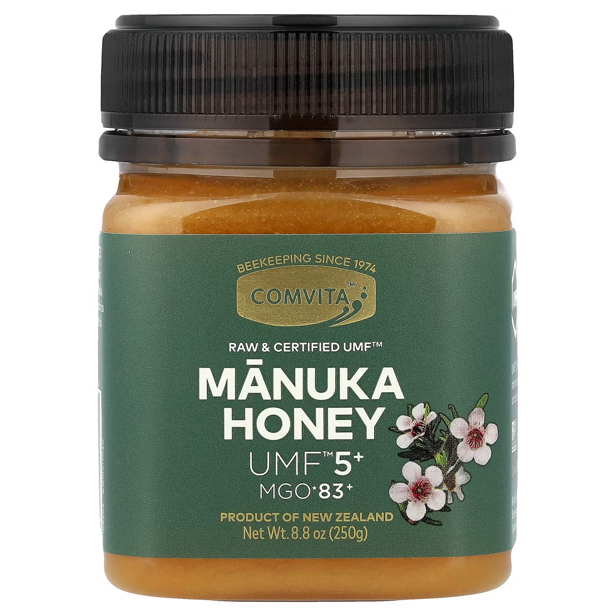 Comvita Raw Manuka Honey, UMF 5+, MGO 83+, 8.8 oz