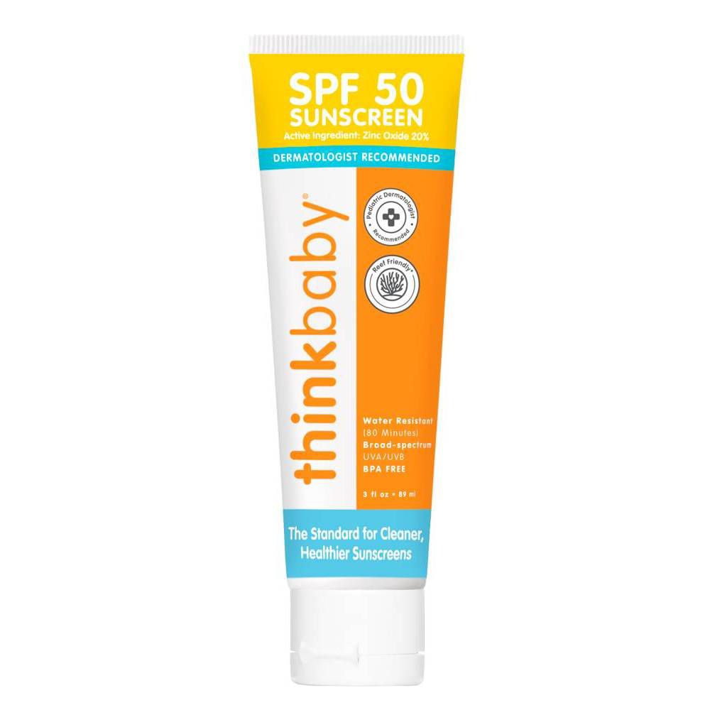 Thinksport Baby Sunscreen, SPF 30, Clear Zinc Mineral Formula, 3 Fl Oz.