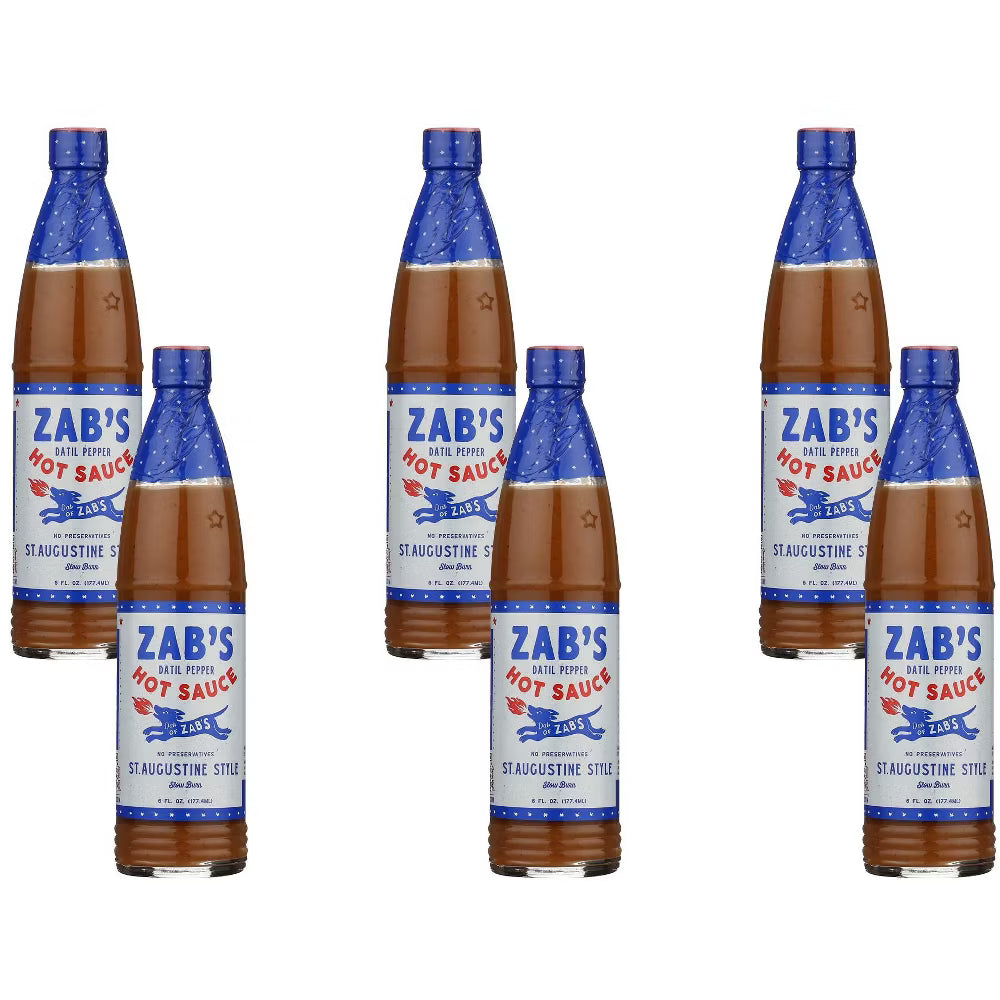 Zab's Hot St. Augustine Style Sausage, 6 oz Frozen Patties, Case of 6