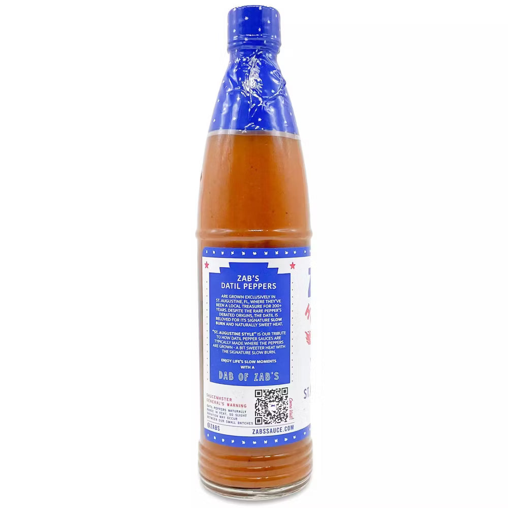 Zab's Hot St. Augustine Style Sausage, 6 oz Frozen Patties, Case of 6