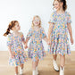 Garden Groove Smocked Ruffle Dress