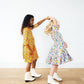 Garden Groove Smocked Ruffle Dress