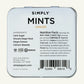 Simply Gum Ginger Mint Chewing Gum, 30 ct, Case of 6