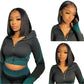 Glueless | Brazilian | Short | Bob | Human Hair | Ready To Wea | Straight r | Lace Closure Wigs