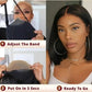 Glueless | Brazilian | Short | Bob | Human Hair | Ready To Wea | Straight r | Lace Closure Wigs