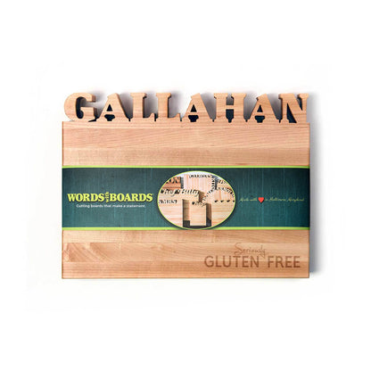 Small Custom Board ~ Seriously Gluten Free