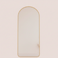 Full-Length Arched Floor Mirror with Stand - Multiple Size
