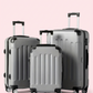 Multi Color - 3PCs Luggage Set 20/24/28 Inch Hard Shell Spinner with TSA Lock