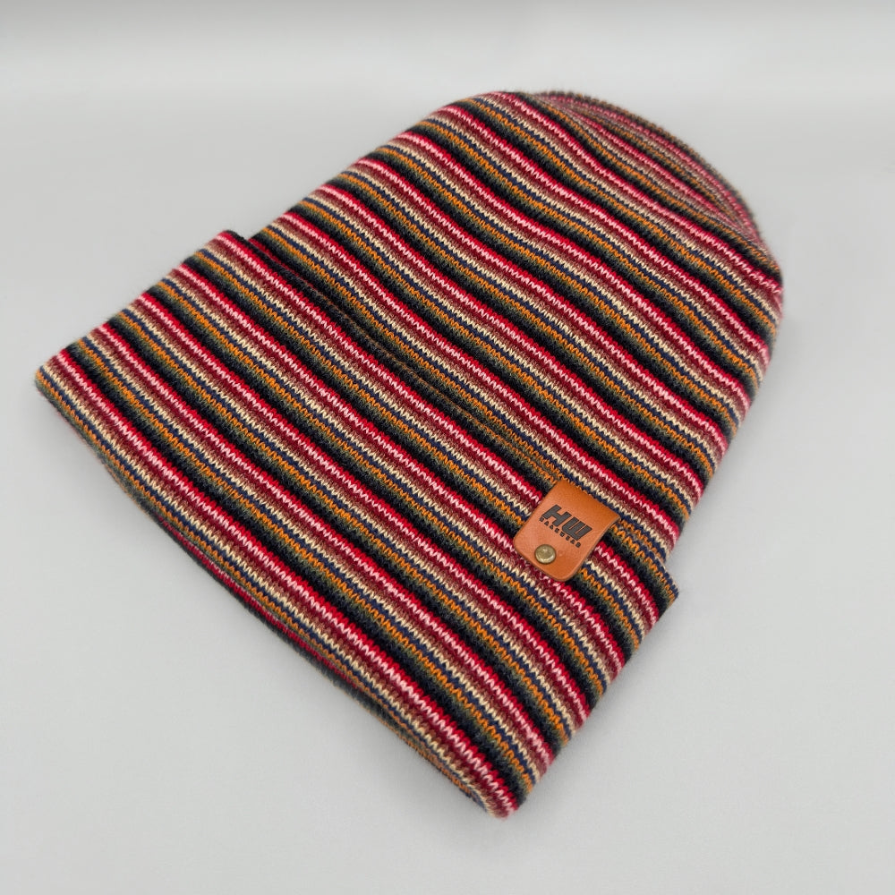 Haakwear H Stitch Beanie, Multi Color Knit Winter Hat