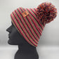 Haakwear Double Pom Pom, H Stitch Beanie, Multi Color Hat