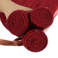 Red & Blonde Highlight Straight Bundles with Closure | 3 Pcs Brazilian Remy Human Hair Weave Extensions