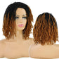 10" Ombre Dreadlock Wig | Sister Locs | Faux Locs Crochet Braids | Synthetic Twist Hair