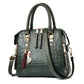 Luxury Crocodile Pattern Handbag for Women | Winter New PU Leather Tassel Shoulder Bag (Brands Design Handle Bag, Lady Purse)