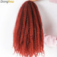 18" Marley Hair for Braids | Afro Kinky Ombre Braiding Hair | Kanekalon Extensions | 30 Strands/Pack