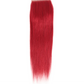 Red & Blonde Highlight Straight Bundles with Closure | 3 Pcs Brazilian Remy Human Hair Weave Extensions