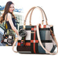 Elegant Designer Handbags for Women | PU Leather Crossbody Messenger Bag with Hairball (Girls Shoulder Bag, Top-Handle Tote)