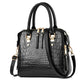 Luxury Crocodile Pattern Handbag for Women | Winter New PU Leather Tassel Shoulder Bag (Brands Design Handle Bag, Lady Purse)