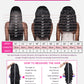 Chocolate Brown Body Wave Lace Front Wig Human Hair Pre-Plucked Brazilian Virgin Hair Bleached Knots HD Lace Frontal Wig