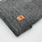 HAAKWEAR Traditional Classic Fusion Cuffed Beanie - Black / Gray, Made in USA
