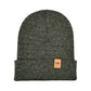 HAAKWEAR Traditional Classic Fusion Cuffed Beanie - Black / Green, Made in USA