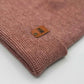 HAAKWEAR Traditional Classic Fusion Cuffed Beanie - Burgundy / Pink, Made in USA