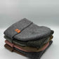 HAAKWEAR Traditional Classic Fusion Cuffed Beanie - Gray / Denim, Made in USA