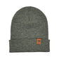 HAAKWEAR Traditional Classic Fusion Cuffed Beanie - Gray / Green, Made in USA