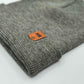 HAAKWEAR Traditional Classic Fusion Cuffed Beanie - Gray / Green, Made in USA