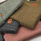 HAAKWEAR Traditional Classic Fusion Cuffed Beanie - Gray / Green, Made in USA