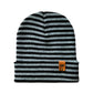 HAAKWEAR Traditional Classic RORO Cuffed Beanie / Hat - Black / Gray, Made in USA