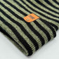 HAAKWEAR Traditional Classic RORO Cuffed Beanie / Hat - Black / Green, Made in USA