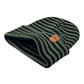 HAAKWEAR Traditional Classic RORO Cuffed Beanie / Hat - Black / Green, Made in USA