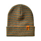 HAAKWEAR Traditional Classic RORO Cuffed Beanie / Hat - Brown / Green, Made in USA