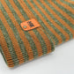 HAAKWEAR Traditional Classic RORO Cuffed Beanie / Hat - Brown / Green, Made in USA