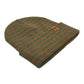 HAAKWEAR Traditional Classic RORO Cuffed Beanie / Hat - Brown / Green, Made in USA