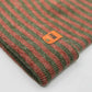 HAAKWEAR Traditional  Classic RORO Cuffed Beanie / Hat - Burgundy / Green, Made in USA
