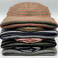 HAAKWEAR Traditional  Classic RORO Cuffed Beanie / Hat - Burgundy / Green, Made in USA