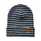HAAKWEAR Traditional Classic RORO Cuffed Beanie / Hat - Gray / Denim, Made in USA