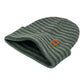 HAAKWEAR Traditional Classic RORO Cuffed Beanie / Hat - Gray / Green, Made in USA