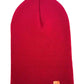 HAAKWEAR Traditional Burnt Maroon Beanie | Classic Cuffed Knit Hat | Made in USA
