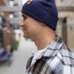 HAAKWEAR Traditional Denim Blue Beanie | Classic Cuffed Knit Hat | Made in USA