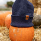 HAAKWEAR Traditional Denim Blue Beanie | Classic Cuffed Knit Hat | Made in USA