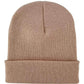 HAAKWEAR Traditional Dune Beige Beanie | Classic Cuffed Knit Hat | Made in USA